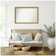 thumbnail image 5 of Amanti Art Custom Framed Wall and Bathroom Mirror (30.25 x 43.25 in.), Angled Gold Frame, 5 of 7