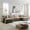 Camel, variant on YWEN 150.38" Modular Sectional Sofa 4 Seat Extra Deep Corduroy Couch with 2 Ottoman Footstool & 6 Pillows Modern Upholstered Comfy Couches for Living Room Bedroom