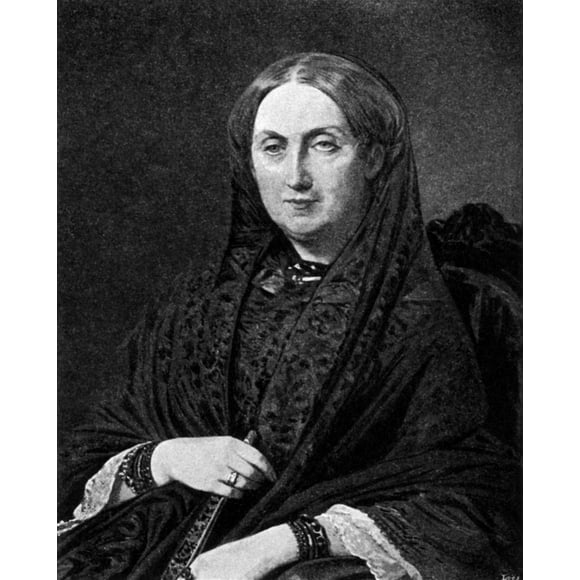 Cecilia Bohl De Faber /N(1796-1877). Known As Fernan Caballero. Spanish Novelist. After A Painting By Federico Madrazo Y Kuntz. Poster Print by  (18 x 24)