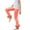 A368 Orange, variant on Baby Girls Ruffle Leggings Cotton Stretchy Tiered Frill Hem Skinny Pants for Birthday Party Holiday Gift Outfits, 3T-12Y