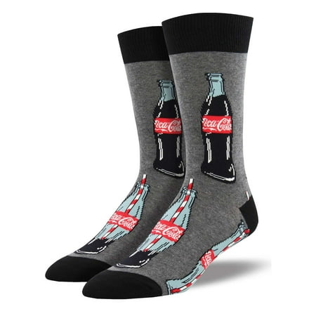 - Coca Cola Good To The Last Drop Men's Grey Socks