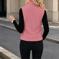 thumbnail image 5 of NominalSnug Womens Fuzzy Fleece Sherpa Vest Sleeveless Warm Outwear Jacket with Pockets, 5 of 6