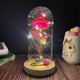 thumbnail image 1 of Cubierta de vidrio Simulación de flor de lámina de oro Rosa Luz LED Flor eterna Regalo del día de San Valentín Día de la madre Adornos creativos, 1 of 6