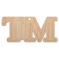 thumbnail image 1 of Trademark TM Symbol Wood Holiday Christmas Tree Ornament Unfinished DIY Pre-Drilled Craft, 1 of 7