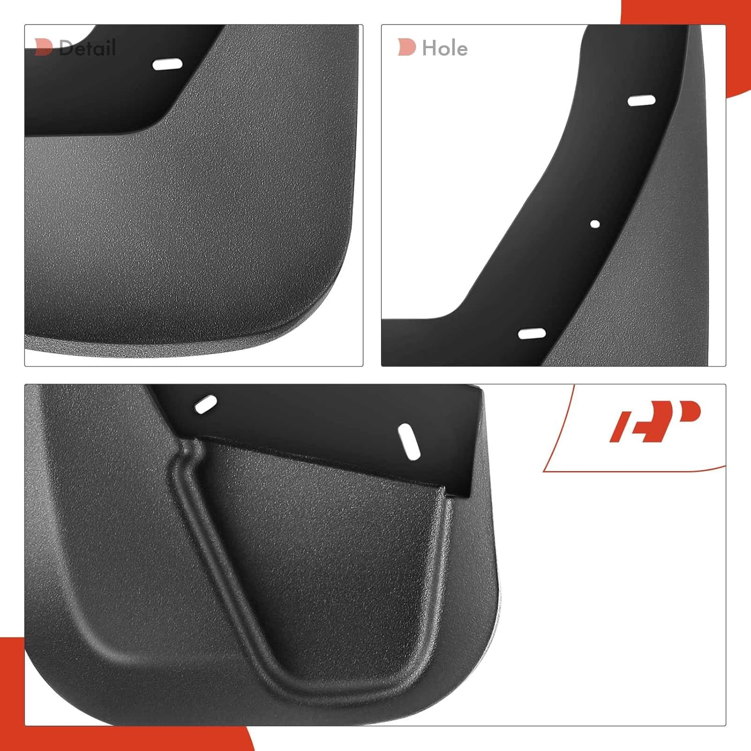 A-Premium Mud Flaps Splash Guards Replacement for Cadillac Escalade 2007-2014 Chevrolet Tahoe LTZ 2009-2014 GMC Yukon 2014 4-PC Set