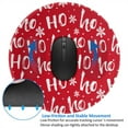 thumbnail image 4 of Disketp Hohoho Small Mouse Pad 7.9x7.9 Inches,Washable Round Mousepad For Office Laptop Computer,Non-Slip Rubber Base Mouse Pads For Wireless Mouse, 4 of 9