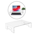 thumbnail image 4 of kurtrusly Clear Monitor Stand Platform Laptop Printer Riser Bed Tray Home Office, 4 of 9