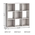 thumbnail image 6 of Signature Design by Ashley Casual Paxberry Nine Cube Organizer  Whitewash, 6 of 6