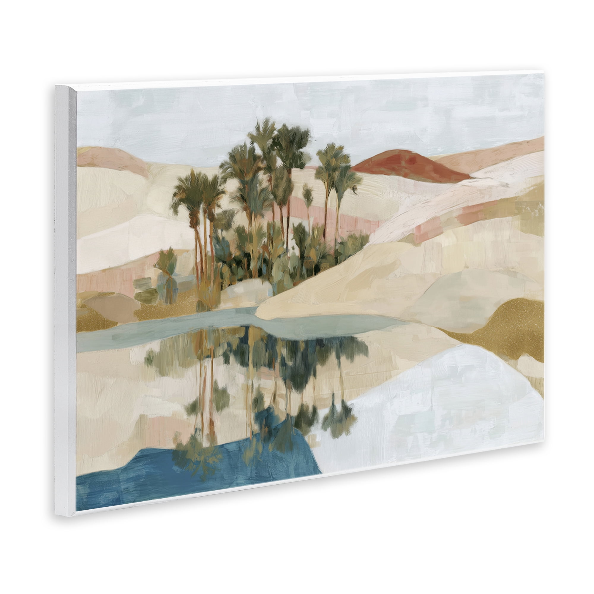 Stupell Industries Desert Oasis with Palm Reflection Wall Plaque Art, design by Chromatic Storm Studio