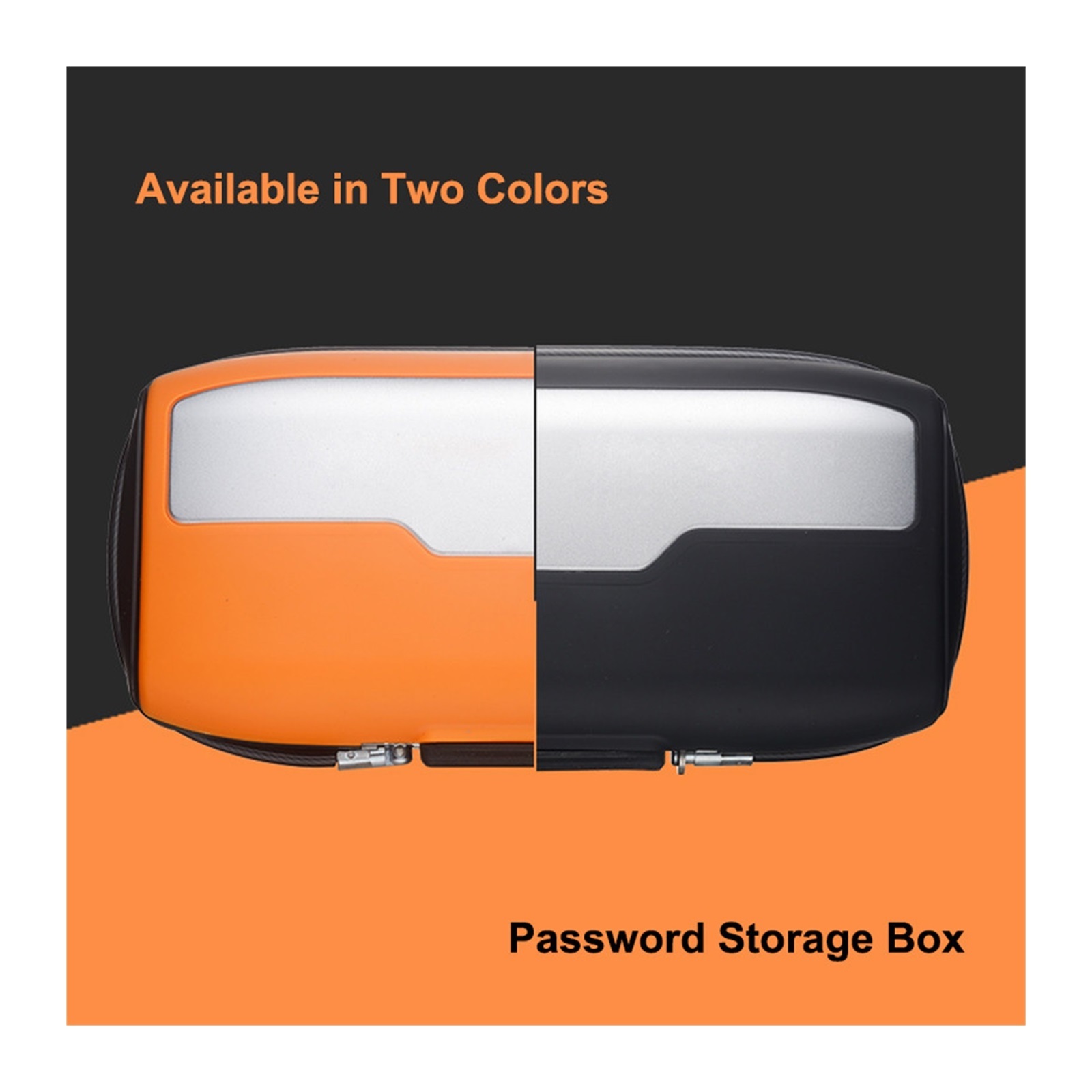 Portable Key Safe Box , Safe Password Lock Safety Wire Rope Fixed for Jewelry Cash Card Mobile Phone Alloy Storage Safe Hidden ,Prevent Theft