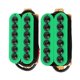 thumbnail image 2 of 2 pastillas Humbucker de doble bobina para guitarra de alto rendimiento, puente para el cuello, verde 绿色 kusrkot Pastillas de guitarra Humbucker, 2 of 7