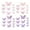 Purple, variant on witspace 40PCS Butterflies Cupcake Toppers,Butterfly Rice Paper Cake & Cupcake Toppers Christmas Birthday Wedding Party Food Decoration(Assorted Pattern, Mixed Size & Colour)