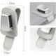 thumbnail image 4 of Otra pieza de repuesto para automóvil, paquete de 2 soportes para gafas de sol para automóvil, clip para visera solar, clip universal de cuero para gafas de sol para visera solar para automóvil (, 4 of 5