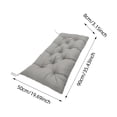 thumbnail image 3 of Outdoor Bench Cushion Waterproof Non Slip Tufted Bench Cushions for Garden Furniture Patio Lounger Porch Swing Outdoor Loveseat Pads 35x20 Inch, 3 of 5