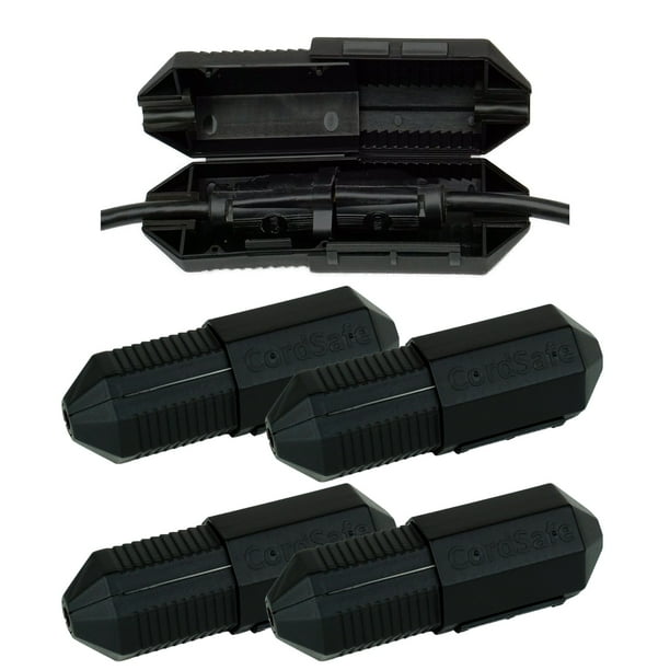 CordSafe Plus Electrical Extension Cord Plug Protector Safety Cover WaterResistant Indoor