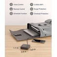 thumbnail image 2 of Smart Power Strip, Wifi Surge Protector Work with Alexa Google Home, Smart Plug Outlets con 3 Usb 3 Puerto de carga, Home Office Cruise Ship Travel Multi-Plug Extender, 10A Ormromra CZDZ-XM50, 2 of 6