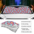 thumbnail image 4 of Kdxio Daisies Flowers Print Front Windshield Sun Shade,Folding Auto Sunshade for Car Truck SUV-, 4 of 7