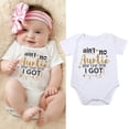 thumbnail image 3 of Douhoow Baby Girl Boys aint no Auntie Jumpsuit Summer Infant Bodysuit Sunsuit, 3 of 9