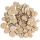 thumbnail image 3 of 100 piezas de 1.5-3-3cm Discos de rodajas de madera para manualidades de bricolaje centros de mesa de bodas, 3 of 7