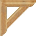 thumbnail image 3 of Ekena Millwork 6"W x 32"D x 32"H Traditional Slat Rough Sawn Bracket, Western Red Cedar, 3 of 4