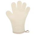 thumbnail image 3 of Thickened Silicone Anti Scalding Oven Glove Heat Resistant Silicone Cooking Glove for Microwave Oven Toaster Ivory White, 3 of 4