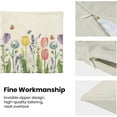 thumbnail image 5 of Spring Pillow Covers 18x18 Set of 2, Tulip Lavender Butterfly Throw Pillow Covers Flowers Decorative Mother''s Day Pillowcase Spring Decor for Home Couch Sofa Outdoor, 5 of 6