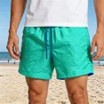 thumbnail image 2 of XAOFW Men's Board Shorts Color Blocking Lightweight Beachwear Shorts With Back Pocket For Summer Water Sports Versatile Bottoms L, 2 of 4