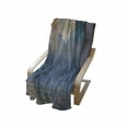 thumbnail image 4 of Eagle Soft Flannel Fleece Throw Blanket, Majestic Huge Bird Flying Above the Sea into the Starry Sky Freedom Themed Image, Cozy Plush for Indoor and Outdoor Use, 60" x 80", Multicolor, by Ambesonne, 4 of 6