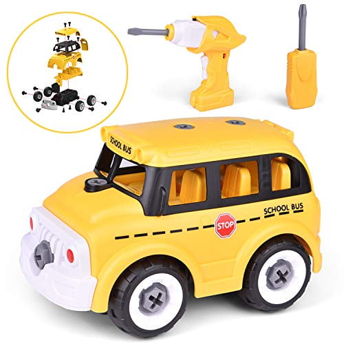 school bus learning toy