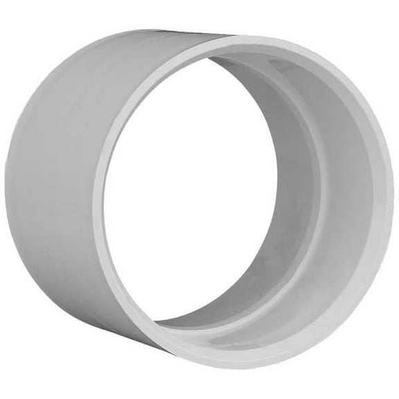 Manufacturer Varies PVC Coupling, Hub, 4 in Pipe Size 1WKH5