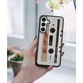 thumbnail image 5 of WIRESTER Shockproof Soft Rubber Cover Case for Samsung Galaxy A16 5G 6.7", Retro White Cassette Tape Hip Hop, 5 of 5