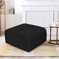 thumbnail image 7 of Meridian Furniture Arc Black Boucle Fabric Ottoman, 7 of 7