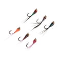 thumbnail image 2 of 2x 6pcs Moscas de pesca con cabeza de latón Cola simulación hundimiento, 2 of 8