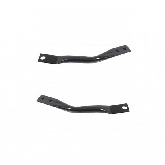 For Chevy Silverado 2500 HD / 3500 HD 2011 2012 2013 2014 Bumper Impact Bar Brace Driver and Passenger Side | Pair | Front | GM1062106, GM1063106 | 25848058, 25848059