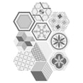 thumbnail image 1 of Pegatina Hexagonal Retro Gloria 10 Uds Antideslizante, 1 of 9