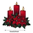 thumbnail image 2 of TIELUTT Acrylic Christmas Ornaments 9 Piece Set with Christmas Tree Santa Star Train & Hanging Clouds Decorations Hanging on Rope Decorations for Wedding Christmas Trees 5 Ft Hot Chandelier, 2 of 3
