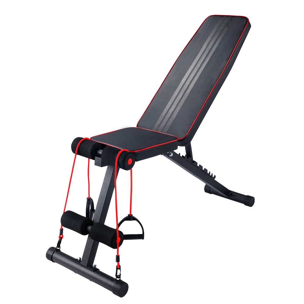 Folding Full Body Work Out Bench Adjustable Multifunction Weight Bench