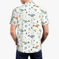 thumbnail image 5 of Rocae Sea Creatures for Men's Short Sleeve Polo Shirt, Quick Drying Performance Moisture Wicking Sports Men's Golf Shirt Medium, 5 of 9