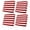 Red, variant on Outdoor Patio Cushion Covers 2 Pack Classical Stripe Patio Chair Cushion Covers with Ties and Zipper Dark Grey Waterproof Outdoor Seat Cushion Covers for Patio Furniture 22"x20"