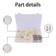 thumbnail image 3 of 400pcs 6.3mm 1 2 3 4 6 8 9 Pin Electrical Automotive Male Female Socket Plug And Pin Header Crimp W, 3 of 5
