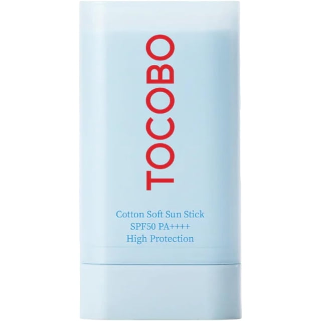 TOCOBO 6 PACK Barra solar suave de algodón SPF50+ PA+++ 0.67 onzas / 0.67 oz | Ingredientes naturales, antisebo, sensación mate suave | EWG Green + sin PEG