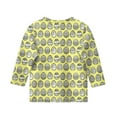 thumbnail image 4 of Drmagiyhm Girl's Easter Day Shirts Size 10-12Casual Bunny and Egg Print Shirt Trendy Cute 3/4 Sleeve Tshirts Kids Funny Crewneck Tops, 4 of 4