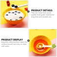 thumbnail image 4 of 1 Set Sunflower Design Bowl Ceramics Salad Bowl Lovely Kids Rice Bowl with Spoon, 4 of 9