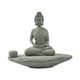 thumbnail image 2 of Quemador de incienso de Buda, varitas de incienso, decoración del hogar, adorno de mesa, estatuas de Buda para centro de mesa, Yoga, oficina, gabinete manos juntas Soledad Quemador de Inciensos, 2 of 9