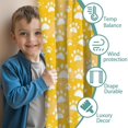 thumbnail image 3 of Blackout Kids Curtains,Yellow Dog Paw Footprint Childrens Insulated Curtains Set Of 2,Bedroom Essentials,Toddler Room Decor 42x54in(106x137cm), 3 of 4