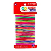 Go Create Rainbow Hair Tie Cording, 18 Yards Total