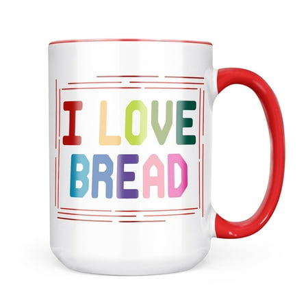 

Neonblond I Love Bread Colorful Mug gift for Coffee Tea lovers