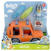 Bluey, 4-Wheel-Drive Family Vehicle, with 1 Figure and 2 Surfboards, Toddler Toy