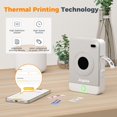 thumbnail image 3 of Impresora de pegatinas Joysea OP1 Bluetooth Thermal Grey, 3 of 7