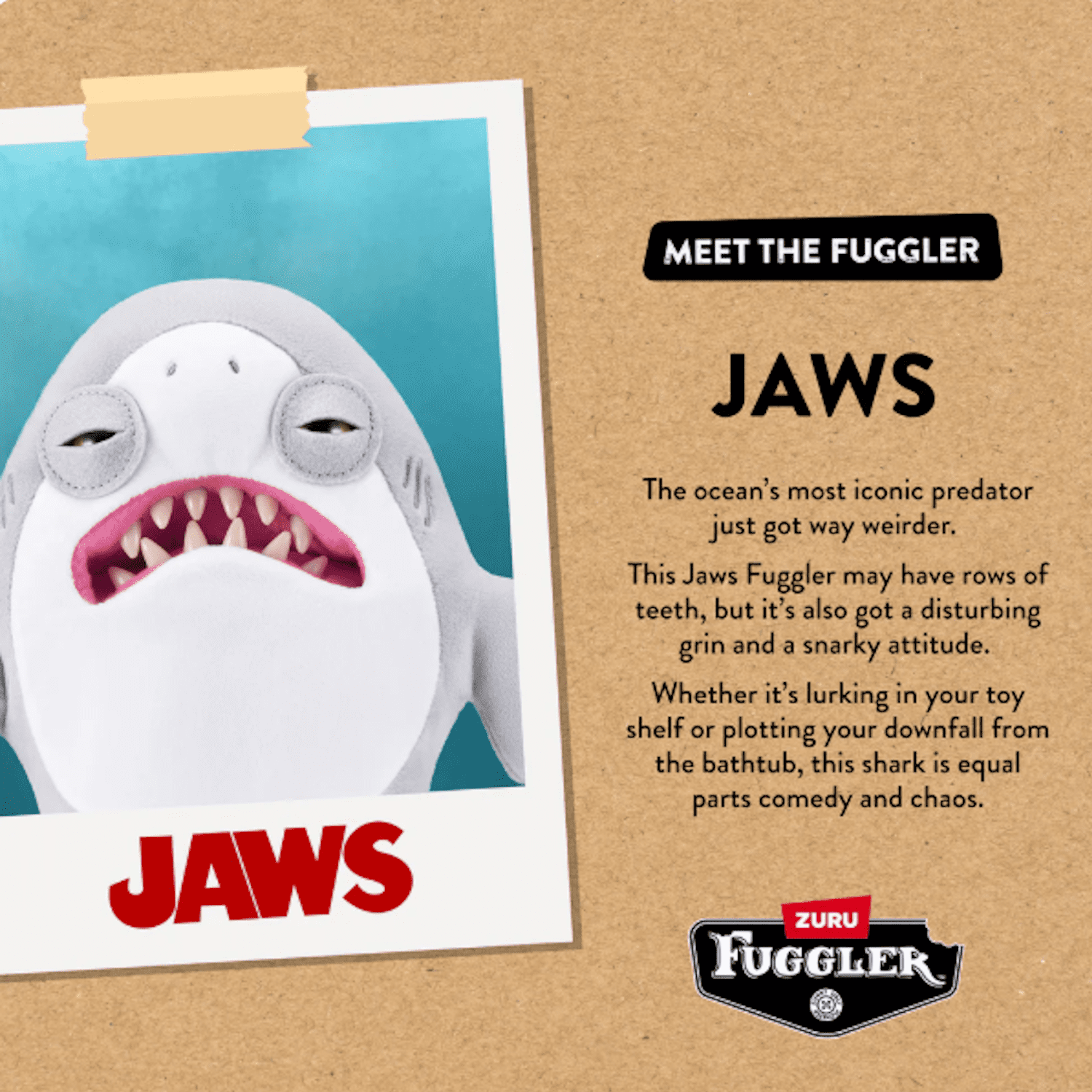 Fuggler Jaws Plush Figure